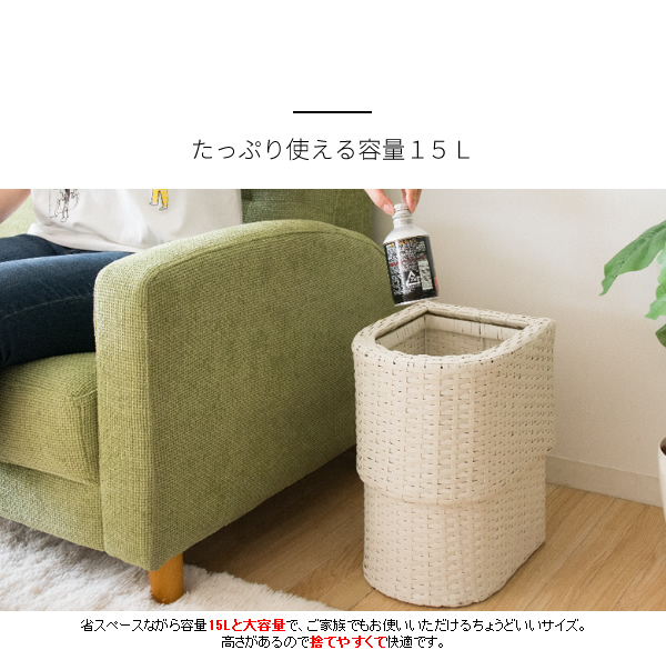 ゴミ袋が見えない